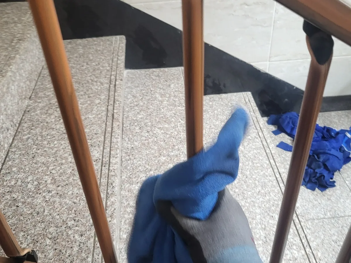 창원시 마산회원구 양덕동 빌라 난간·손잡이 위생청소 사례 - 행진크린